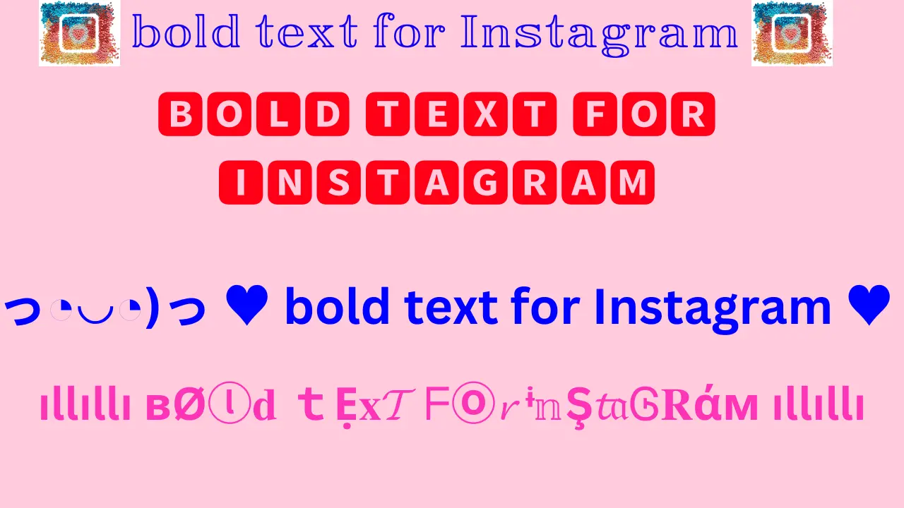 Bold Text for Instagram 9 Bold Text for Instagram