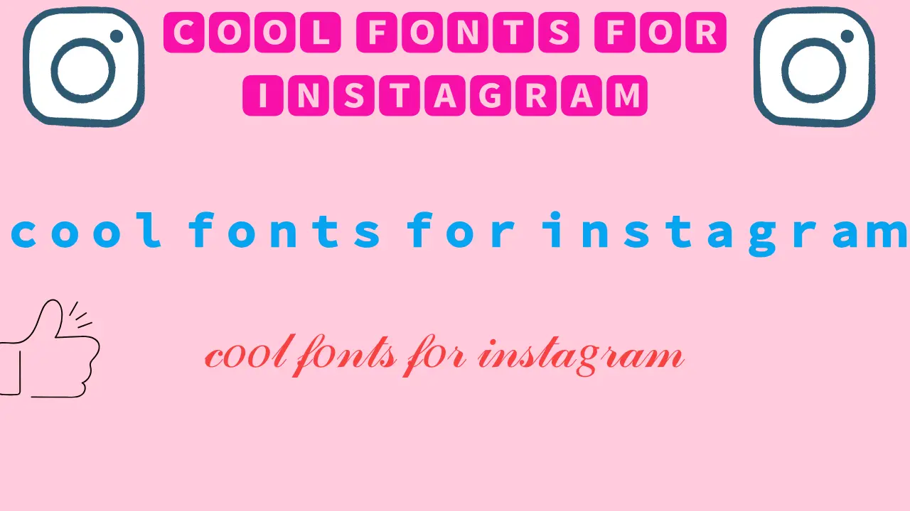 Cool fonts for Instagram 10 Cool fonts for Instagram