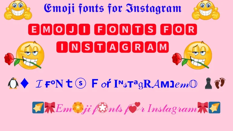 Emoji fonts for Instagram - Ig fonts emojis 1 Emoji fonts for Instagram - Ig fonts emojis